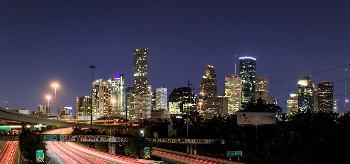 houston free things to do in houston skyline nighttime 