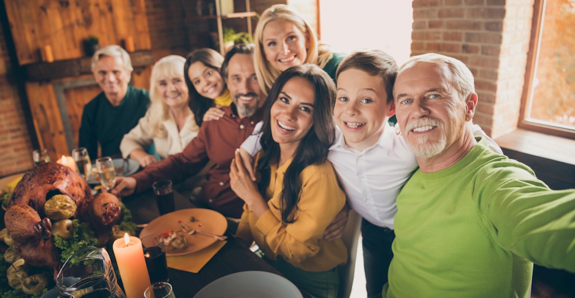 a family enjoying spending time together