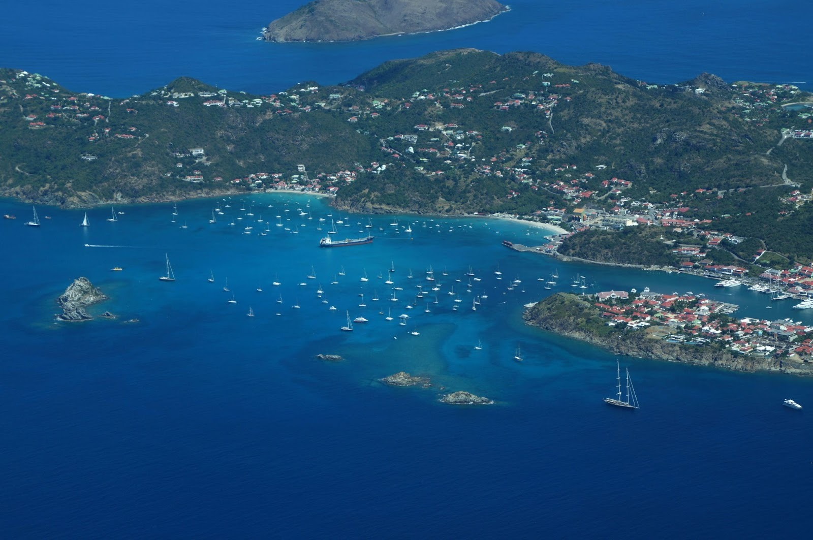 St Kitts aerial view