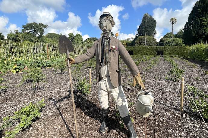 Scarecrow at Lost Gardens Of Heligan