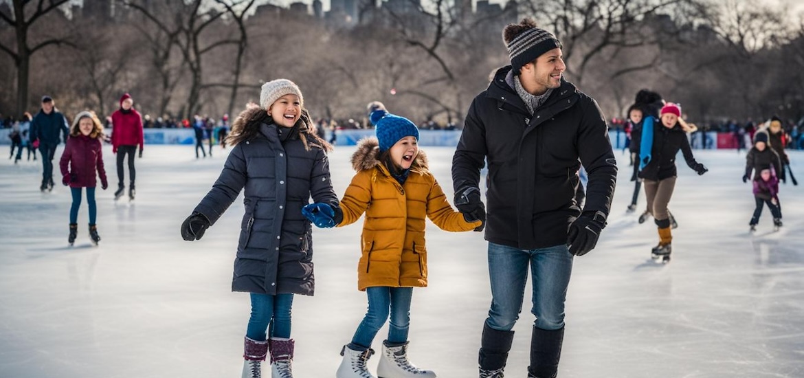 Ice Skating in Central Park