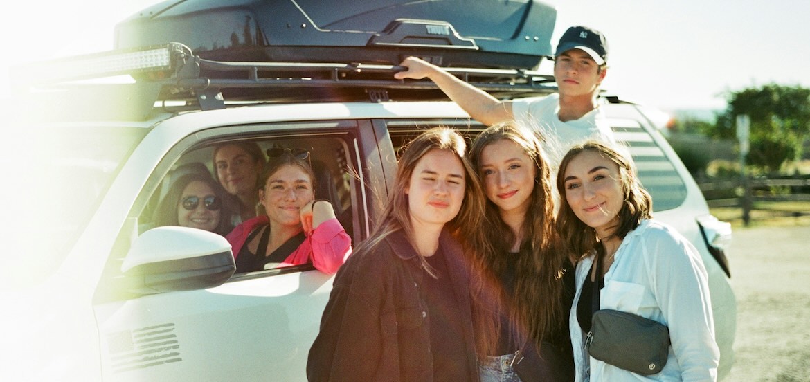 Family car trip