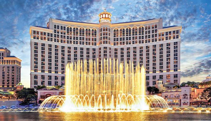 Enjoy the famous Bellagio Fountain shows!