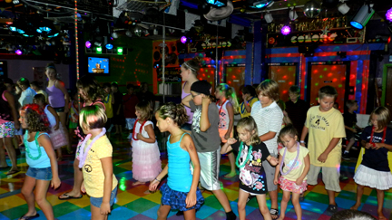 Colors birthday party center dance