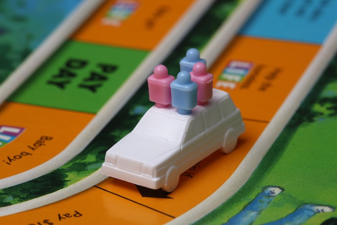 a family travel board game