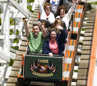 Canobie Lake Park in New Hampshire is theme park fun in New England for kids and all ages!
