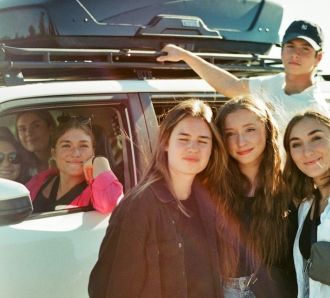 Family car trip