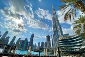 The Burj Khalifa in Dubai