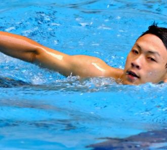 Boy Swimming