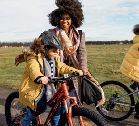 Family bike ride