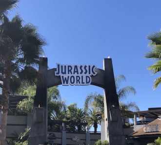 universal studios los angeles jurassic world ride jurassic park dinosaurs