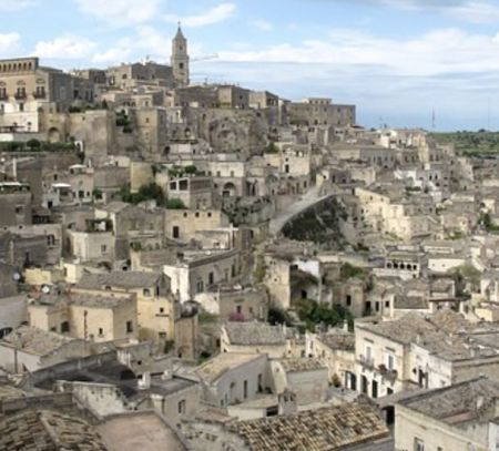 A view of a village in Puglia