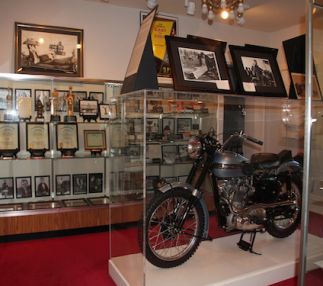 James Dean Garfield historic museum in Fairmount, Indiana for Hollywood movie museum fans