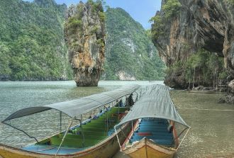 Longtail boats in Thailand