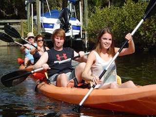 Calypso kayaking