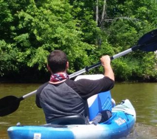 Saco bound outdoors