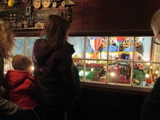 Winterwalk train display 