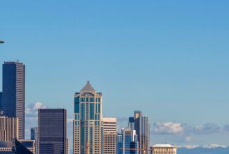 space needle usa washington state iconic