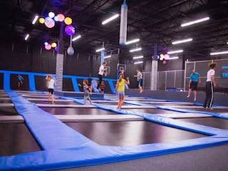 Cloud trampoline park