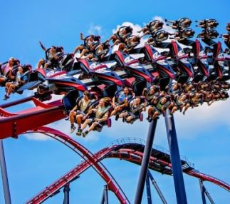 six flags great America ride