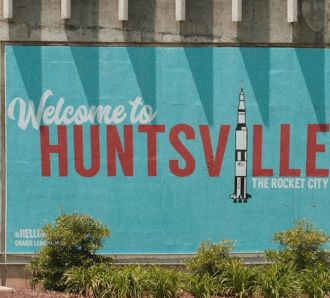 an image of a Huntsville , Alabama sign