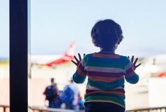 flying with kids airport tips kids on planes