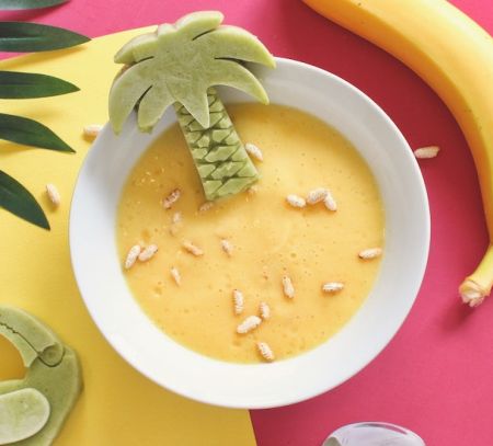 a delicious bowl of homemade baby food