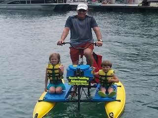 Norris paddling
