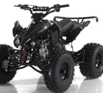 Black 125cc youth ATV quad bike