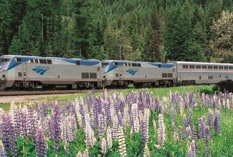 amtrak train the usa through flowers travel across america family days out