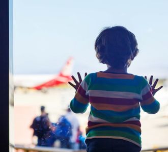 flying with kids airport tips kids on planes