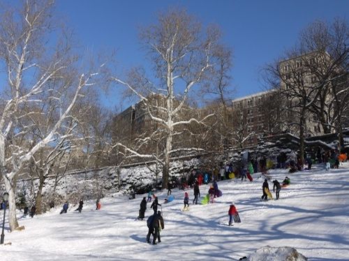 riverside park new york city with sledding tennis courts basketball courts and playgrounds for kids