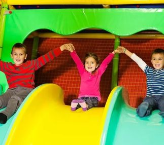 marley bounce party indoor inflatables kids playing
