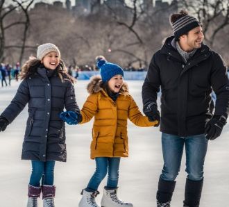 Ice Skating in Central Park