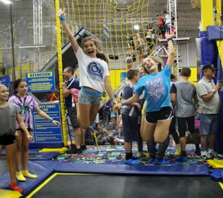 planet air sports in Florida is great fun for active kids trampoline zip lines and climbing walls!