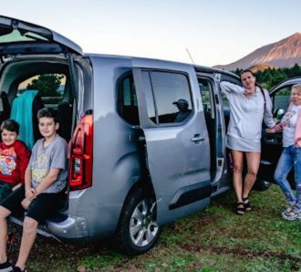 Family car journey