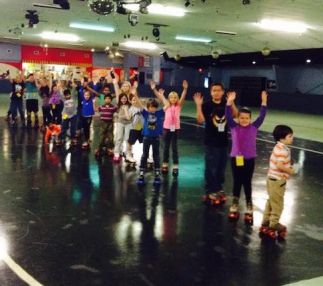galaxy skate rollerskating kids