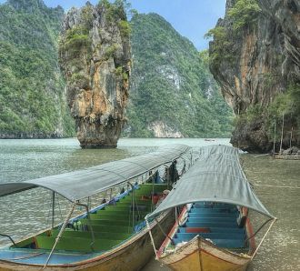 Longtail boats in Thailand