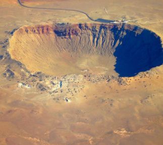 Meteor crater