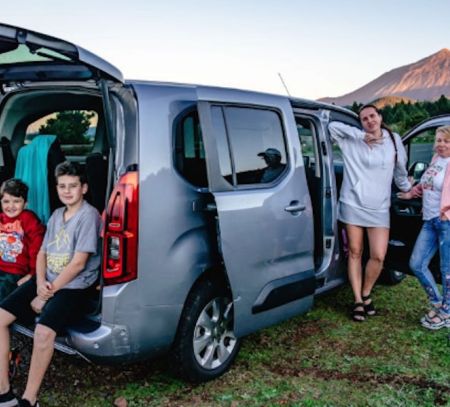 Family car journey