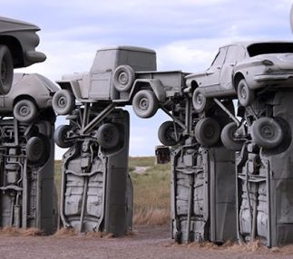 carhenge in nebraska only in america fun roadside attraction usa