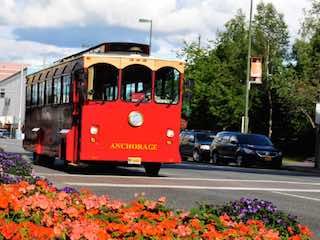 Anchorage city trolley tour