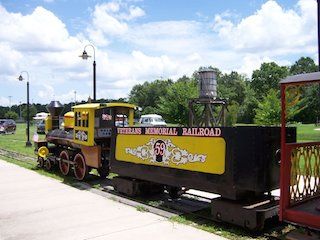 Veterans memorial railroad