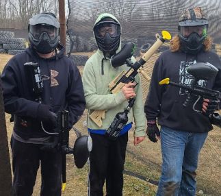 First time paintballers!