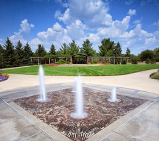 Fountain Garden at Klehm Arboretum & Botanic Garden