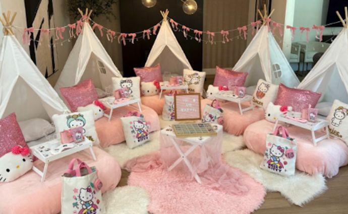 Sleepover setup