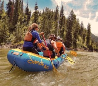 sands whitewater rafting in wyoming for active kids and scenic river trips for families