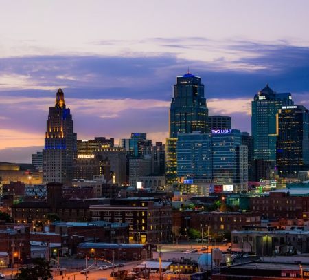 Family enjoying a day out in Kansas City