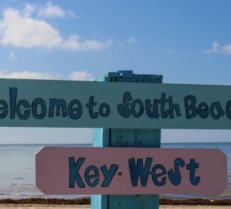 Welcome to South Beach sign