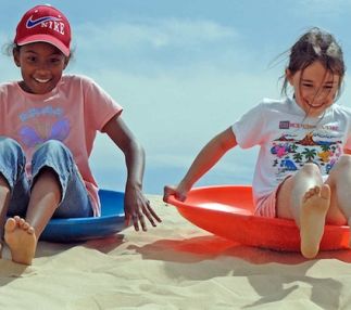 monahans sandhills state park texas surfing on sand for kids